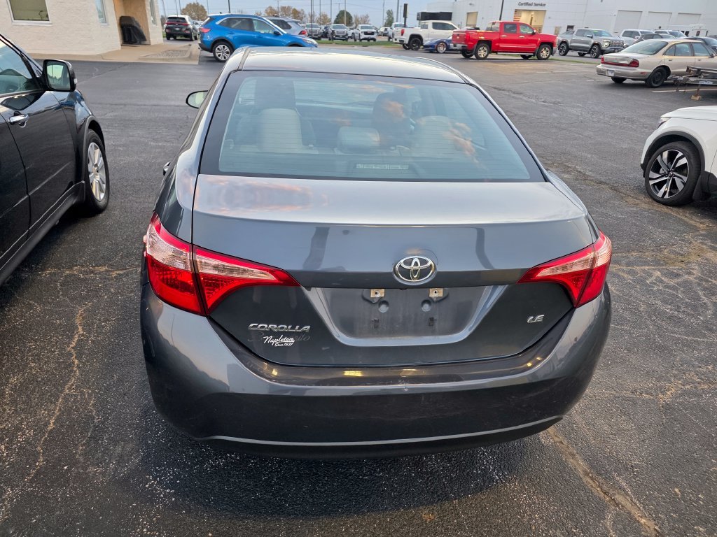 Used 2017 Slate Metallic Toyota LE image 4