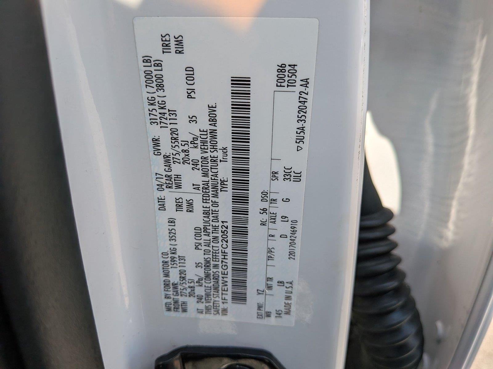 Used 2017 OXFORD WHITE FORD  image 42