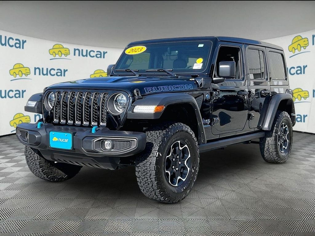 Used 2023 Black Jeep Rubicon 4xe image 3