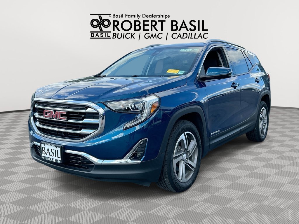 Used 2021 Blue GMC SLT image 1