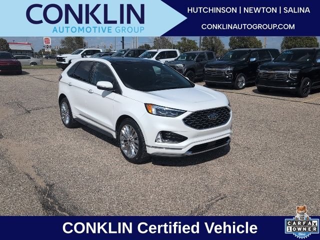 Used 2020 White Ford Titanium image 1