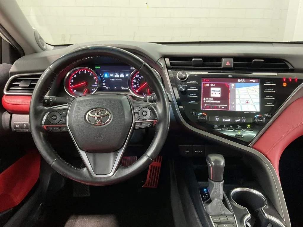 Used 2020 Midnight Black Metallic Toyota XSE image 8