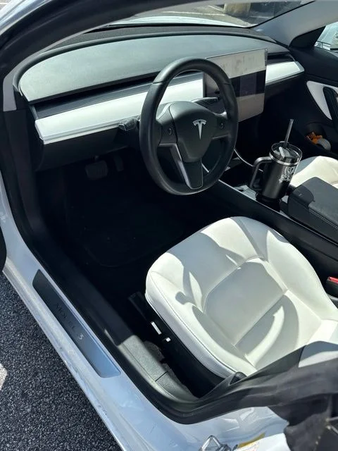 Used 2020 Pearl White Multi Tesla Standard Range Plus image 8
