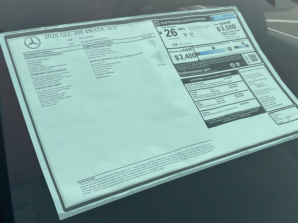 New 2026 MANUFAKTUR Alpine Grey Mercedes-Benz GLC 300 image 70