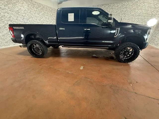 Used 2022 Antimatter Blue Metallic Ford Platinum image 9