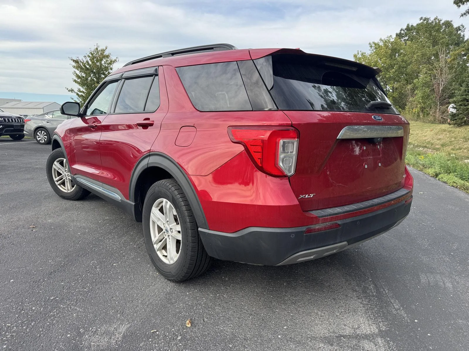 Used 2020 Rapid Red Metallic Tinted Clearcoat Ford XLT image 2