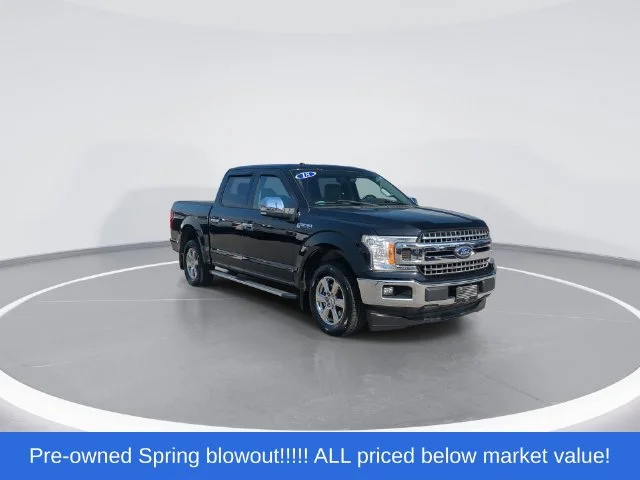 Used 2018 Black Ford XLT image 2