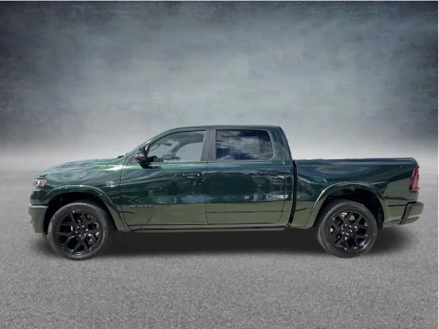 New 2027 Serrano-Green Metallic Exterior Paint RAM Laramie image 13