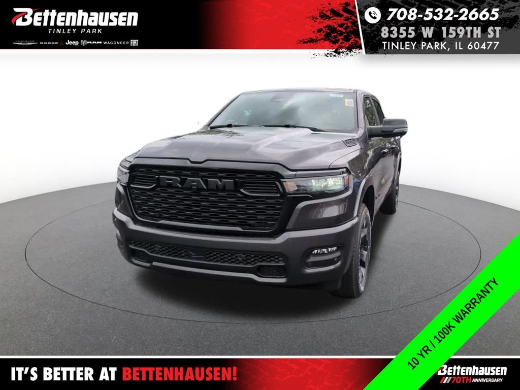 New 2026 Granite Crystal Metallic Clear-Coat Exterior Paint RAM Big Horn image 13