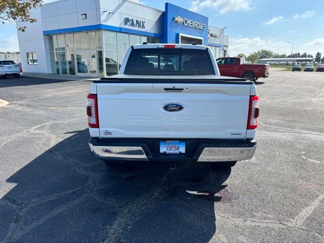 Used 2023 White Metallic Ford Lariat image 3