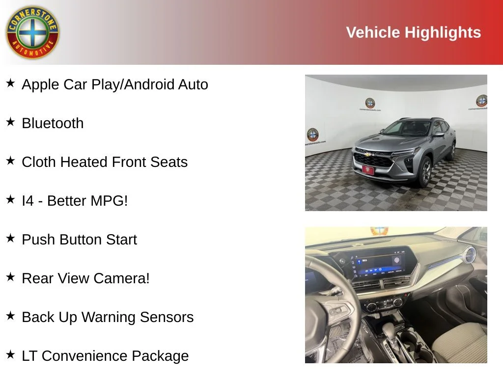 Used 2025 Chevrolet Trax LT with VIN KL77LHEP4SC239298 for sale in Elk River, Minnesota