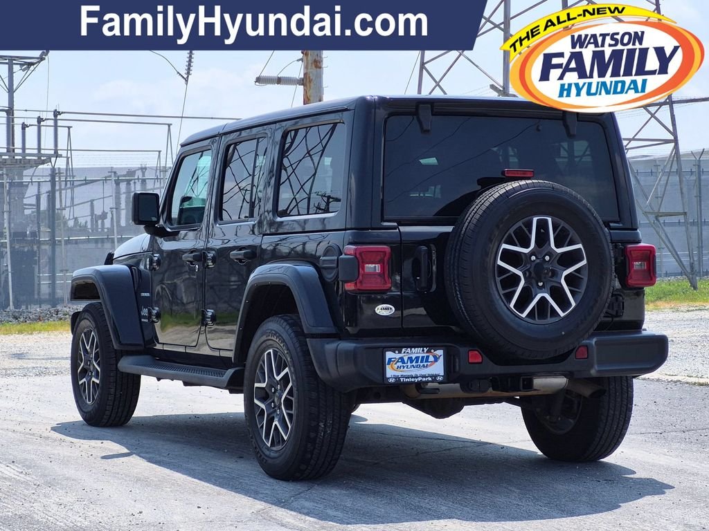 Used 2024 Black Jeep Sahara image 6