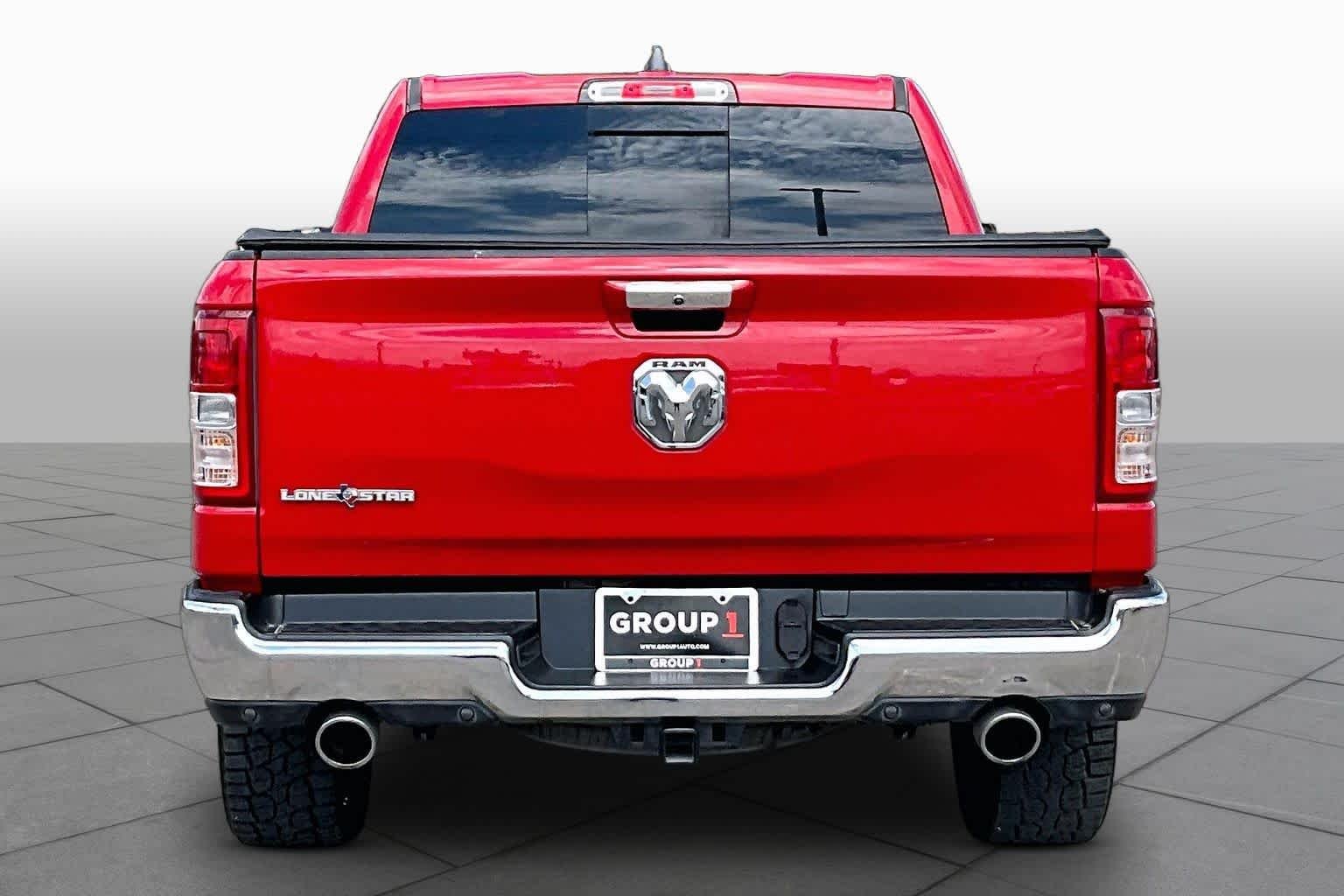 Used 2020 Flame Red Clearcoat Ram Lone Star image 5