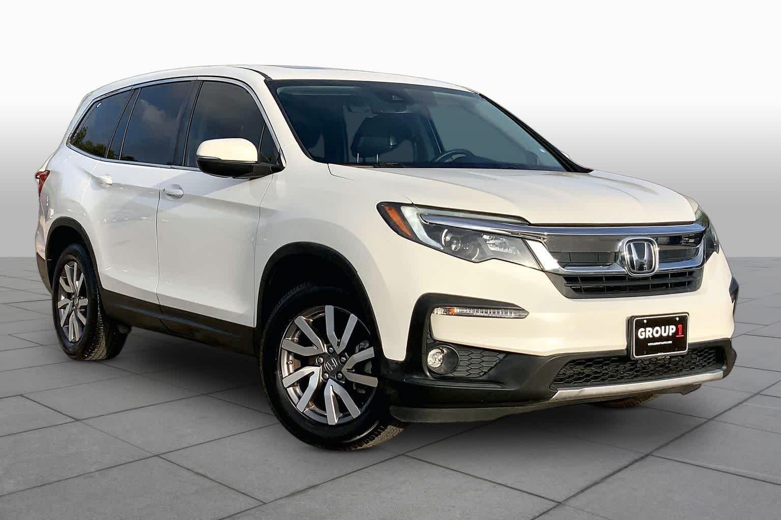 Used 2021 Platinum White Pearl Honda EX-L image 3
