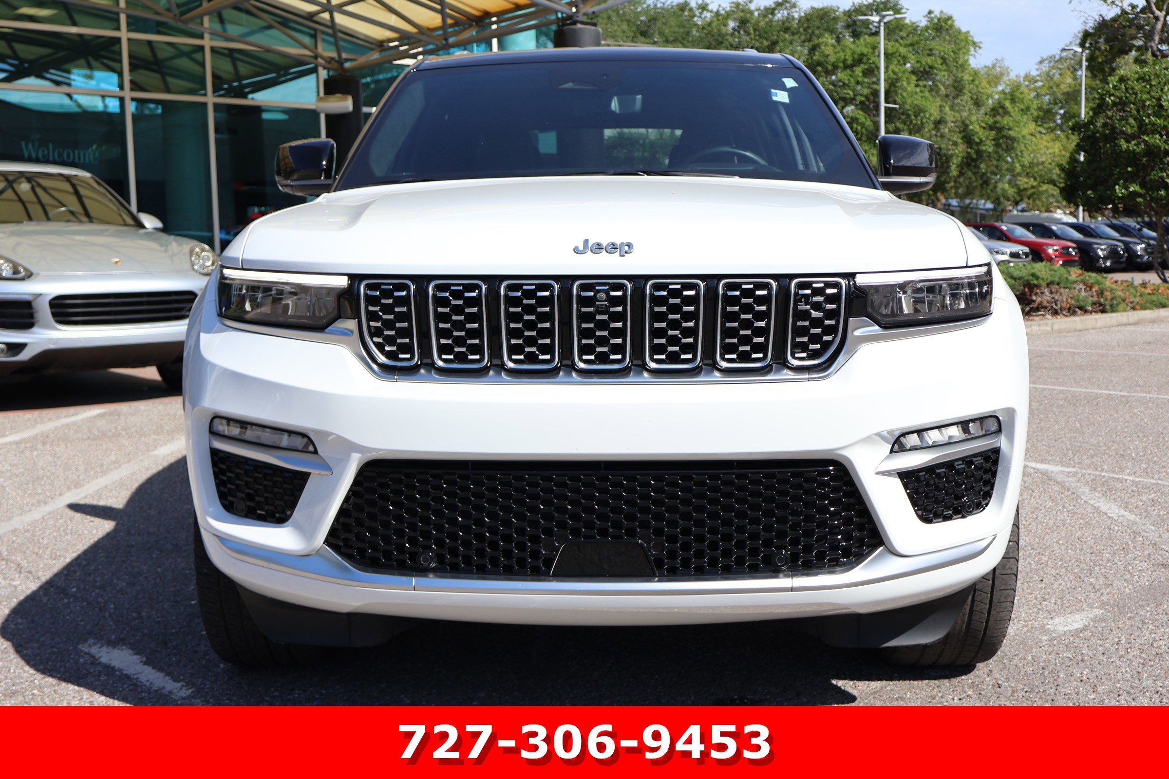 Used 2022 Bright White Clearcoat Jeep Summit Reserve image 13