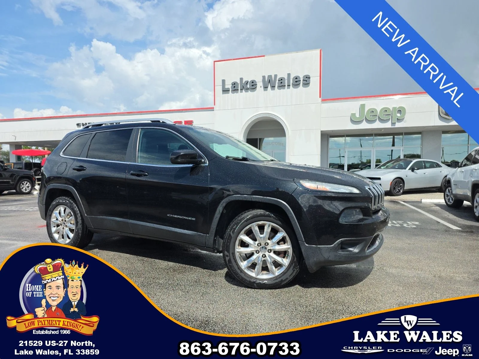 Used 2014 Black Jeep Limited image 1