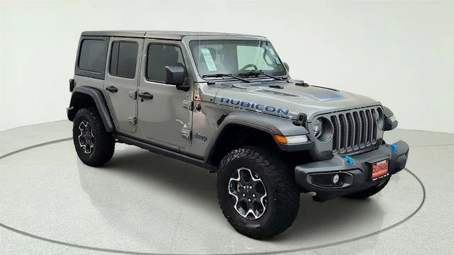 Used 2023 Gray Jeep Rubicon 4xe image 27