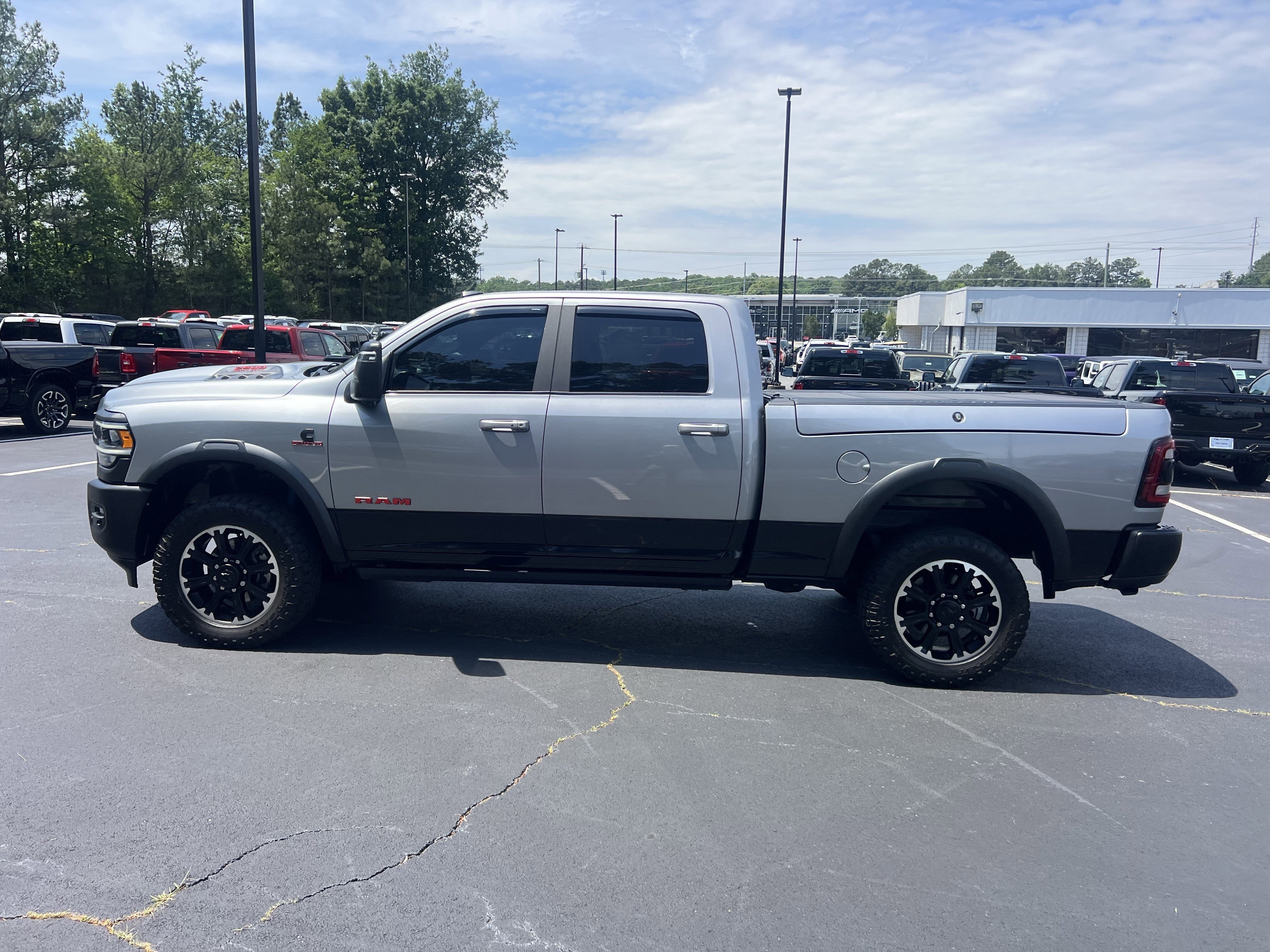 Used 2023 Billet Silver Metallic Clearcoat Ram Power Wagon Rebel image 4