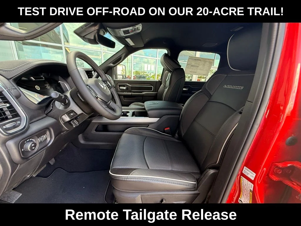 New 2026 Flame Red Clear-Coat Exterior Paint RAM Laramie image 11