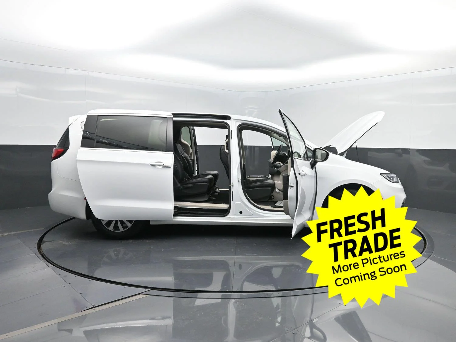Used 2023 Bright White Clearcoat Chrysler Hybrid Touring L image 44