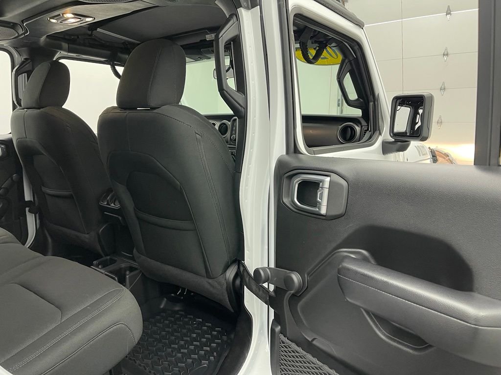 Used 2021 Bright White Clearcoat Jeep Unlimited Willys image 30
