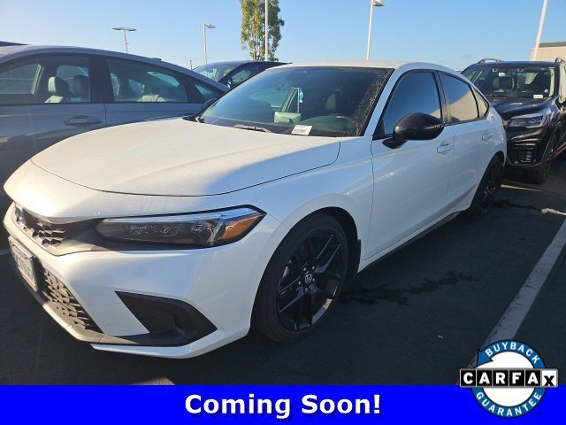 Certified Used 2022 Platinum White Pearl Honda Sport image 1