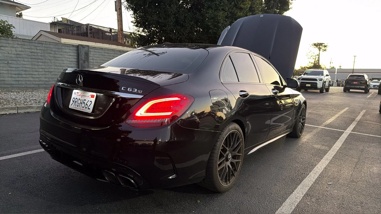 Used 2020 Black Mercedes-Benz C 63 S AMG® image 2
