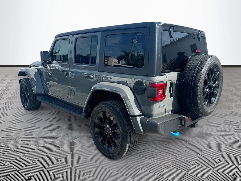 Used 2023 Gray Jeep Sahara 4xe image 8