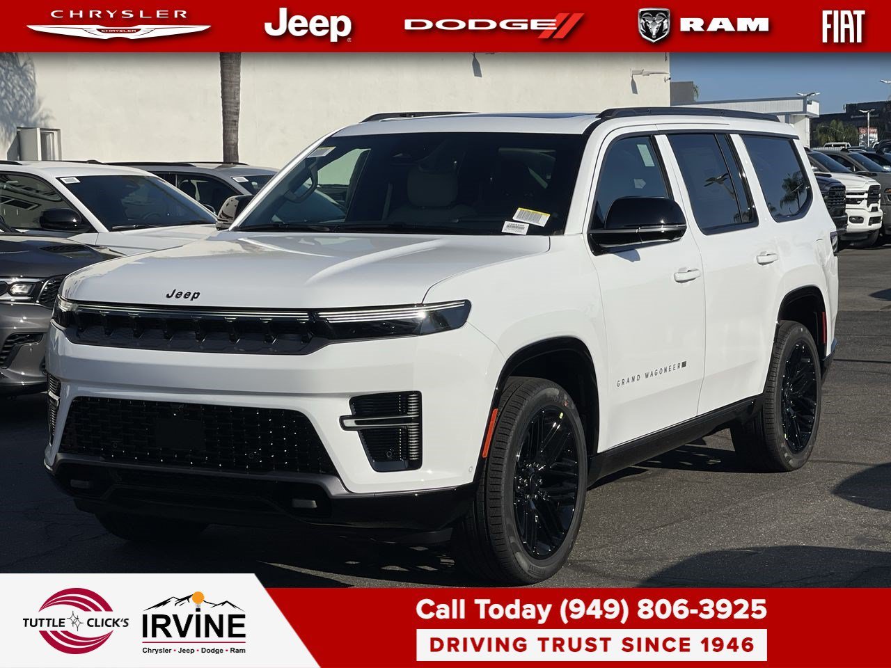 New 2026 Bright White Clear-Coat Exterior Paint Jeep Limited Reserve image 3