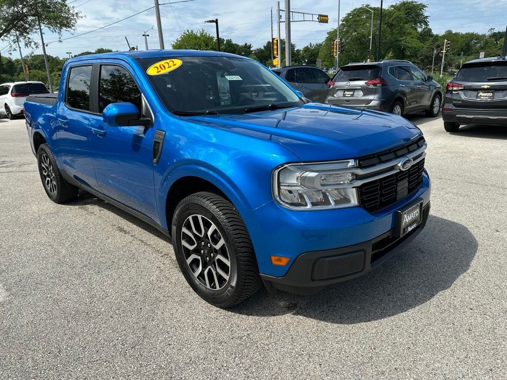 Used 2022 Blue Ford Lariat image 4