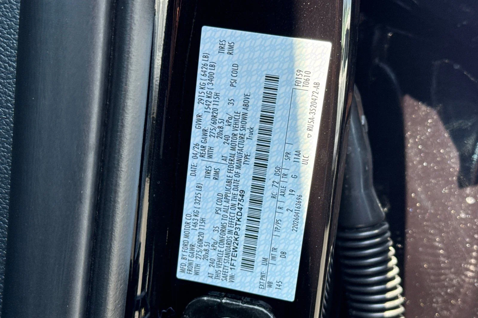 New 2026 Agate Black Metallic Ford STX® image 31