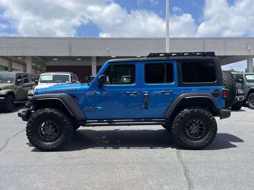 Used 2021 Blue Jeep Unlimited Rubicon image 5