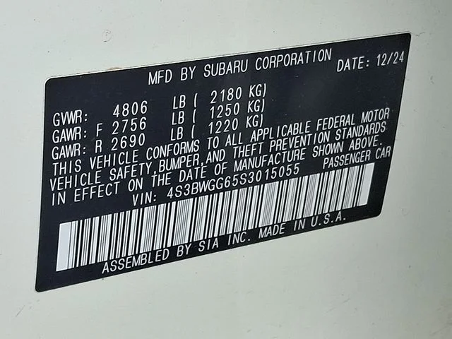 Used 2025 White Subaru Sport image 26