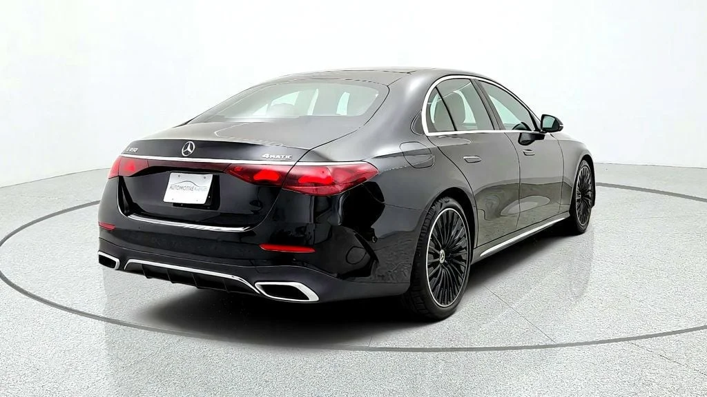 Used 2025 Black Mercedes-Benz E 450 4MATIC® Sedan image 5