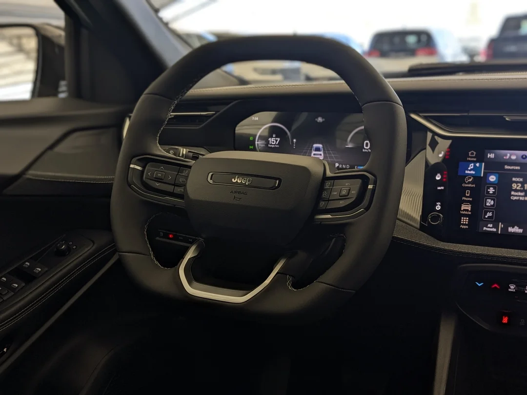 New 2026 White Jeep Laredo - - 4x4 - Adaptive Cruise - 12.3 Display - Heated Seats/Wheel - Compact Spare Tire & More! image 16
