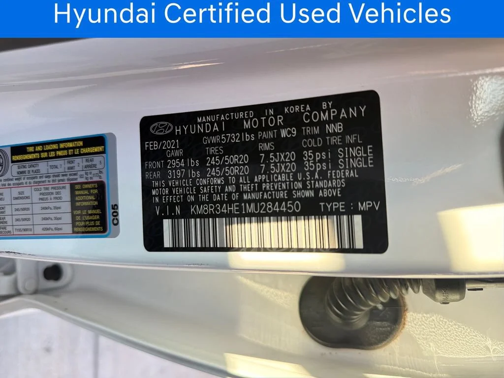 Certified Pre-Owned 2021 Hyundai Palisade SEL