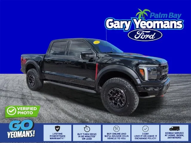 Certified Used 2024 Black Metallic Ford Raptor image 1