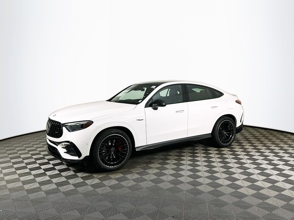 New 2026 Polar White Mercedes-Benz GLC 63 AMG® S E Performance Coupe image 3