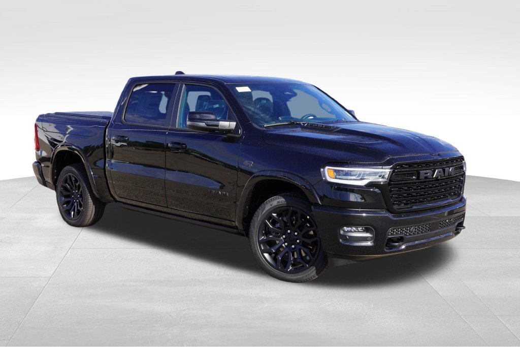 New 2027 Diamond Black Crystal Pearl-Coat Exterior Paint RAM Limited image 1