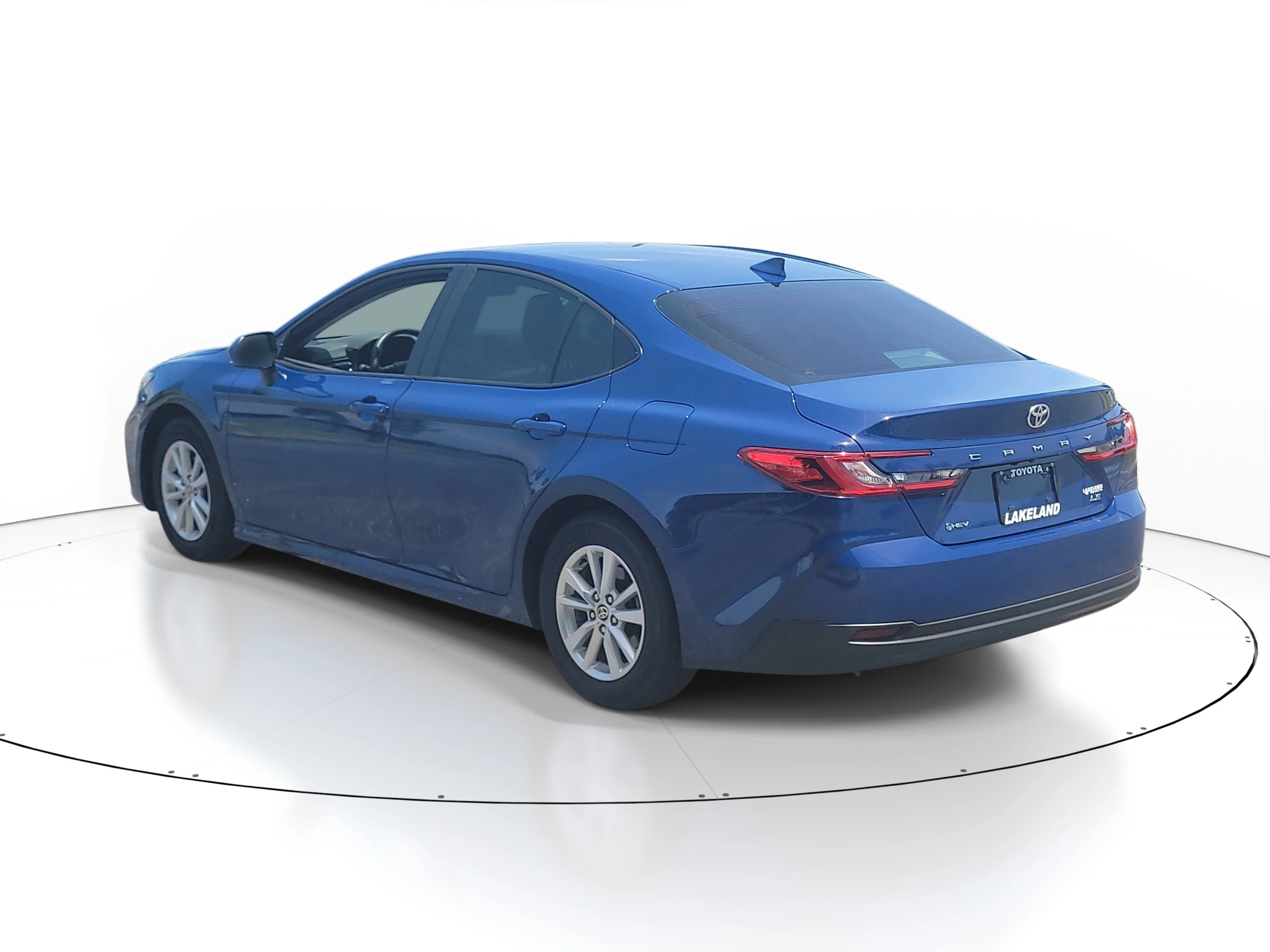 Certified Used 2025 Blue Toyota LE image 3