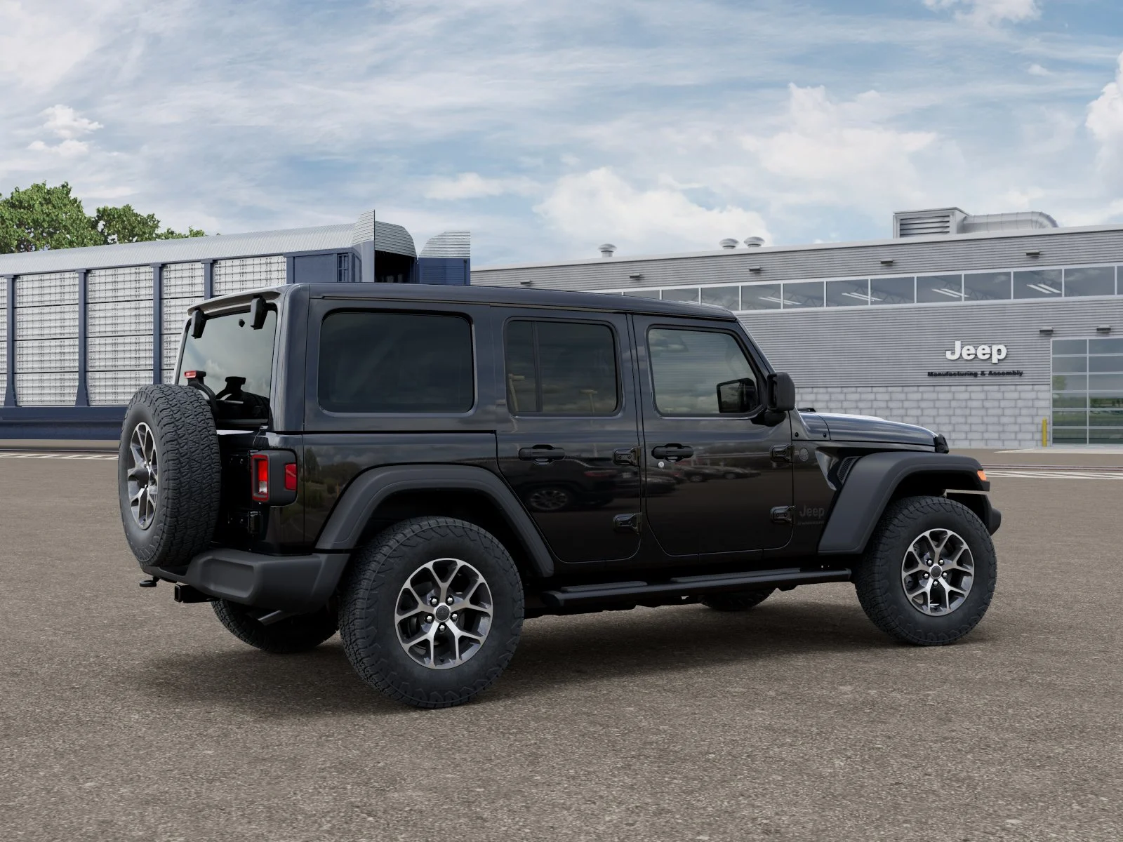 New 2026 Black Clear-Coat Exterior Paint Jeep Sport S image 2