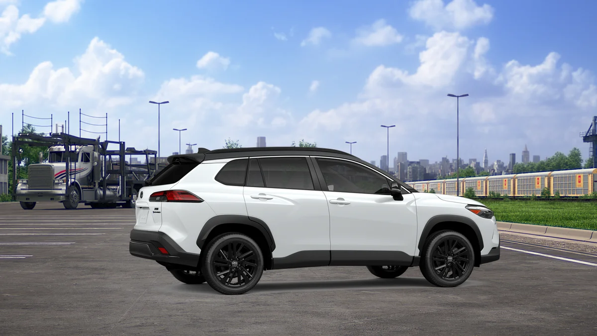 New 2026 Wind Chill Pearl with Jet Black roof Toyota Hybrid XSE image 11