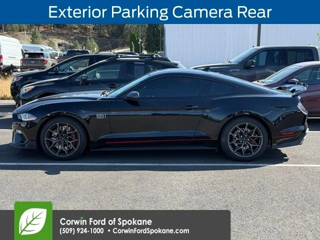 Used 2021 Shadow Black Ford Mach 1 image 8