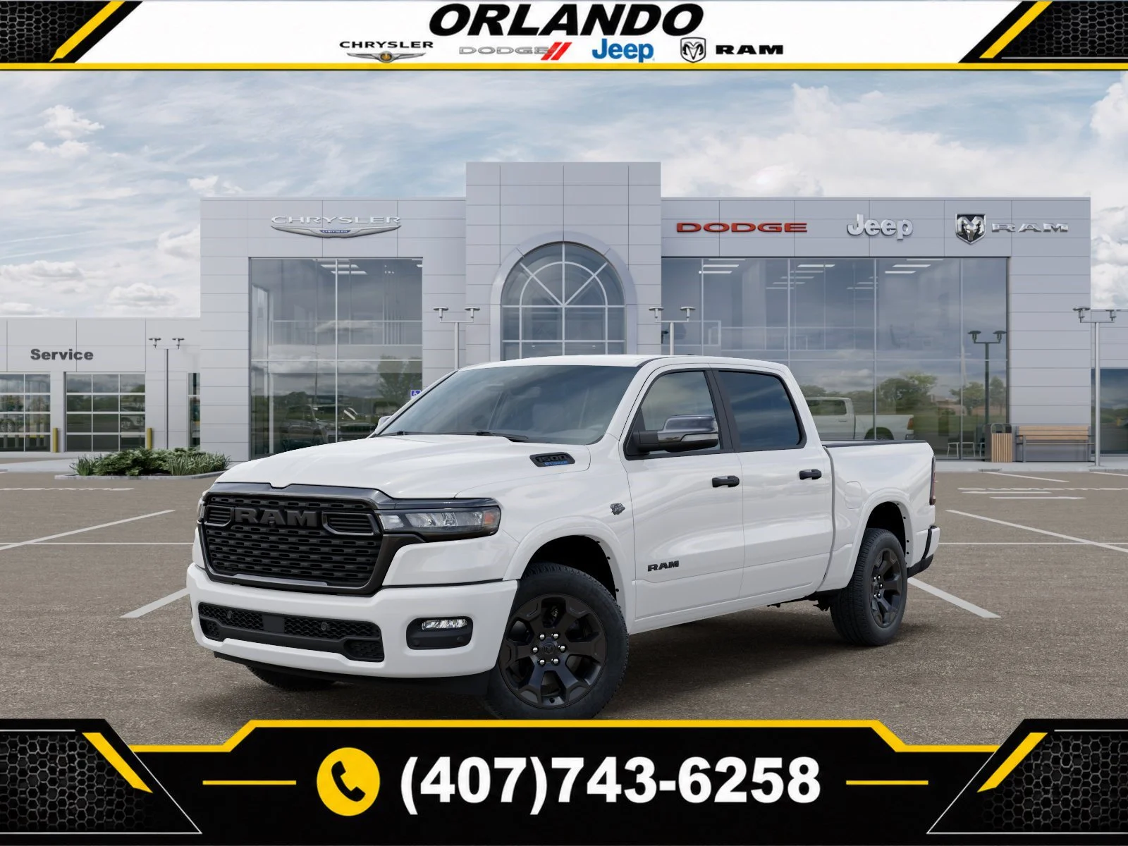 New 2027 Bright White Clearcoat Ram Big Horn/Lone Star image 1