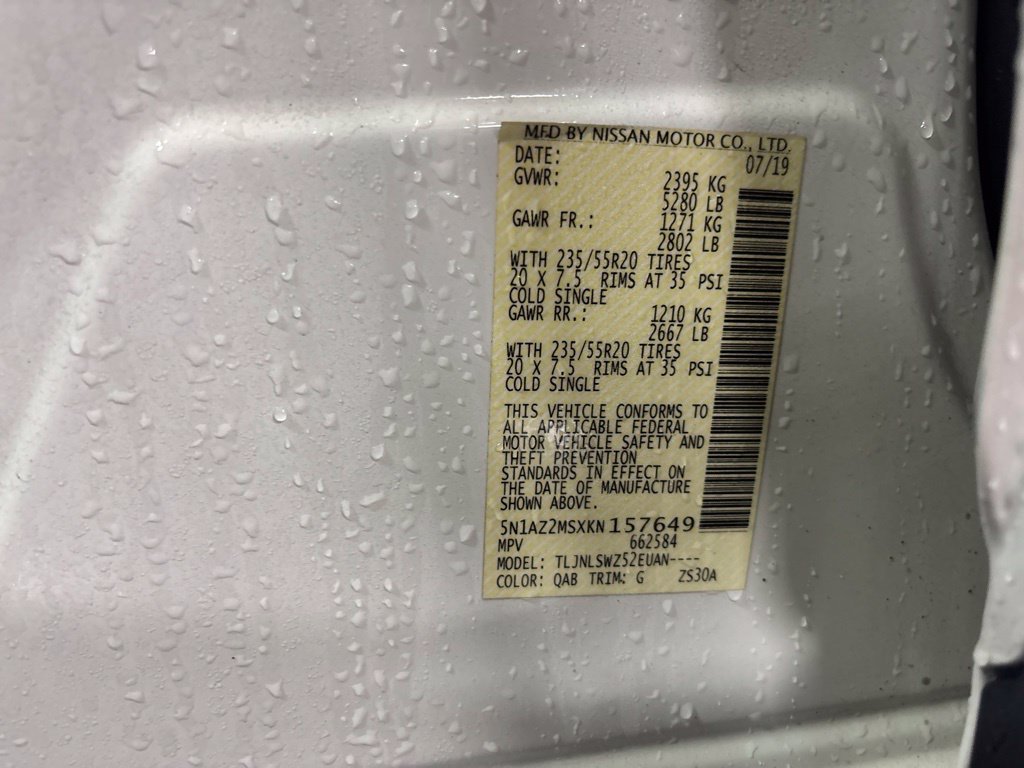 Used 2019 White Nissan Platinum image 22