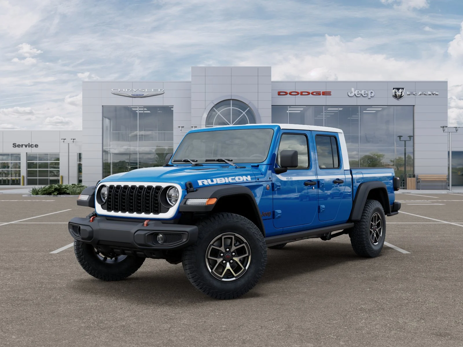 New 2026 Hydro Blue Pearl-Coat Exterior Paint Jeep Rubicon image 31