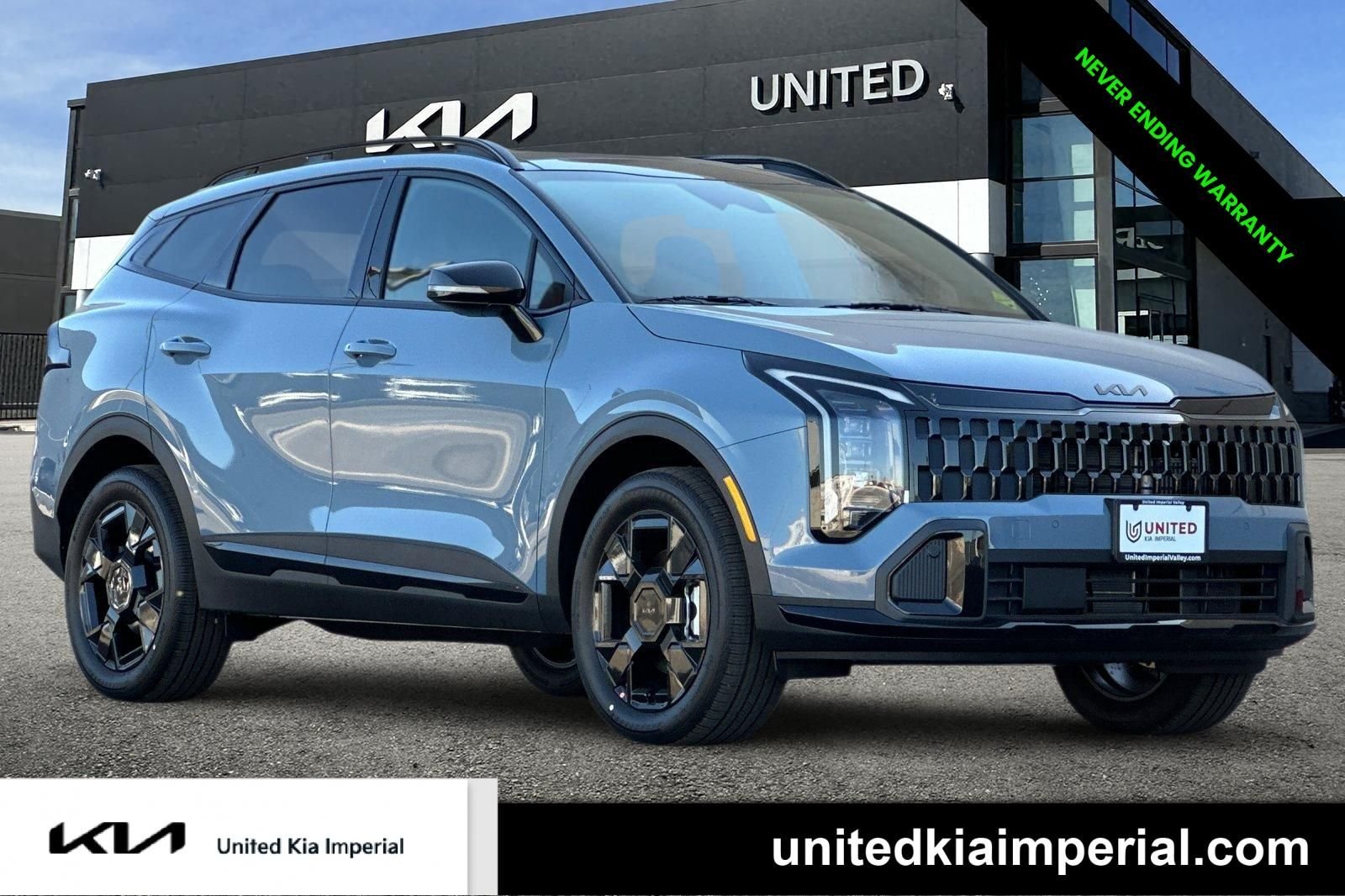 New 2026 Blue Kia X-Line image 1