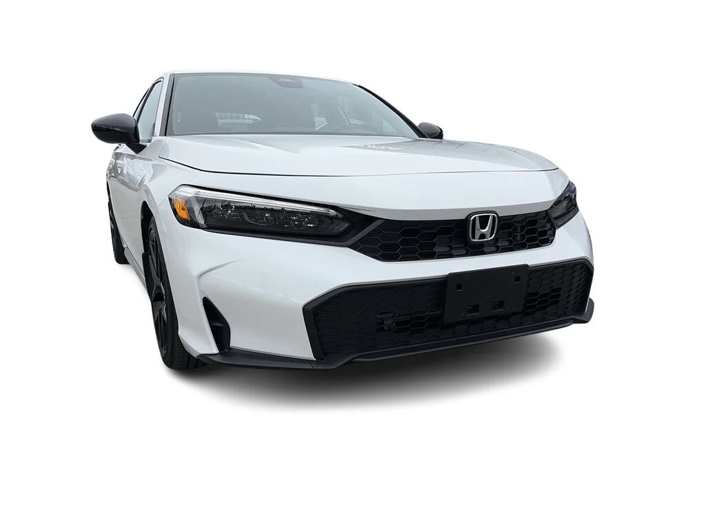 Used 2025 Platinum White Pearl Honda Sport CVT Hatchback Certified Pre-Owned   Clean Ti image 3