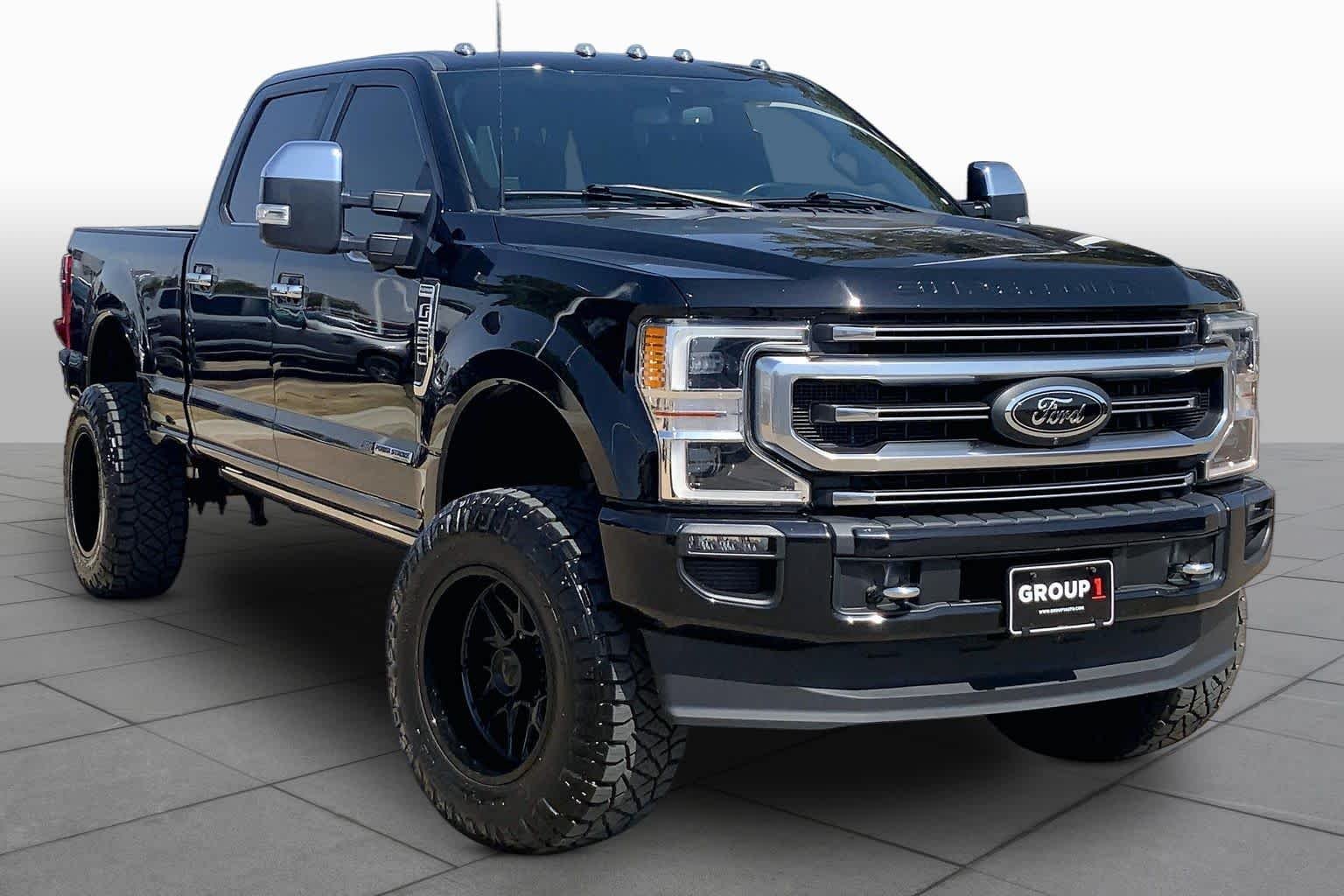 Certified Used 2022 Agate Black Metallic Ford Platinum image 2
