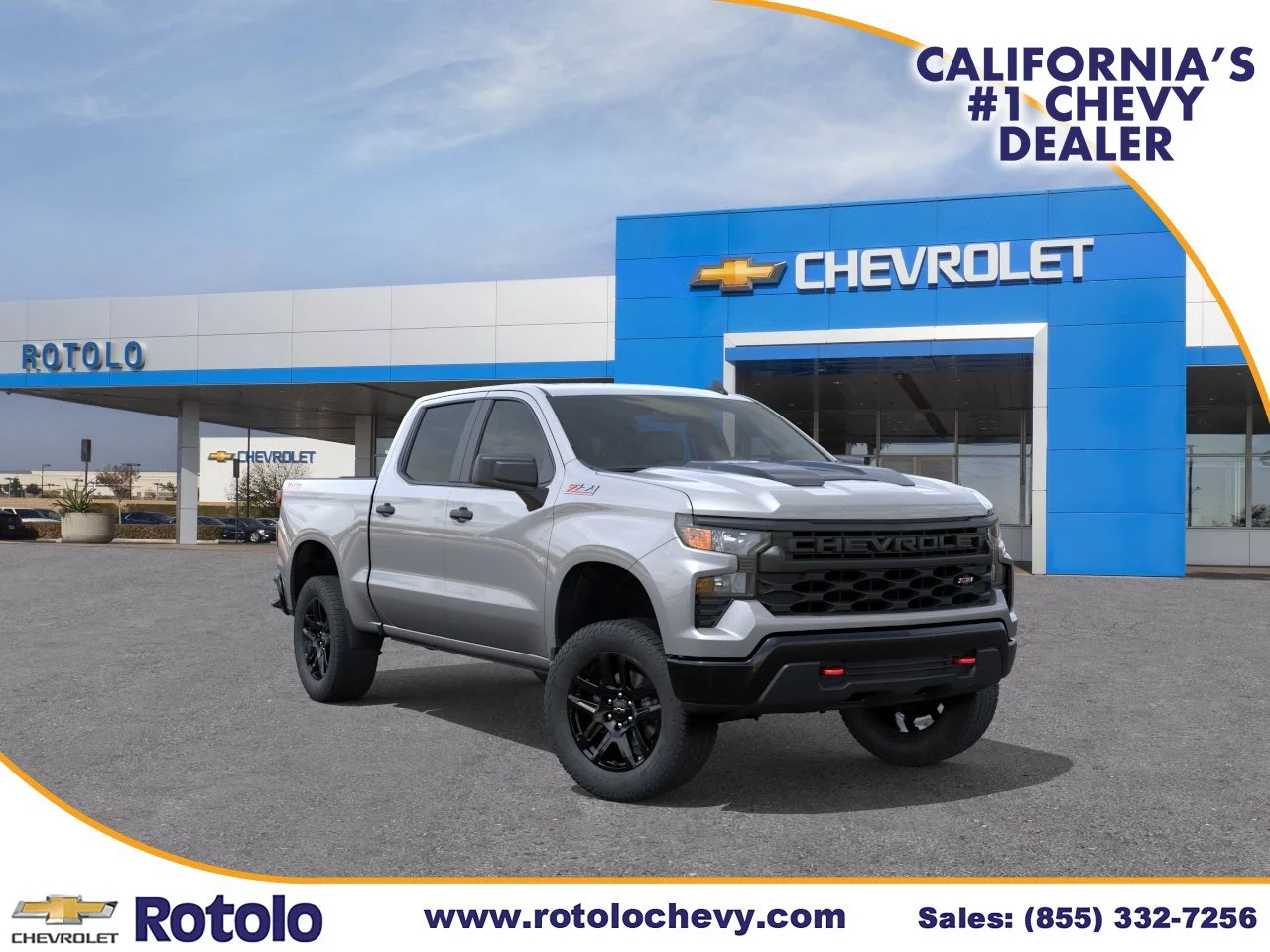 New 2026 Sterling Gray Metallic Chevrolet Custom Trail Boss image 1